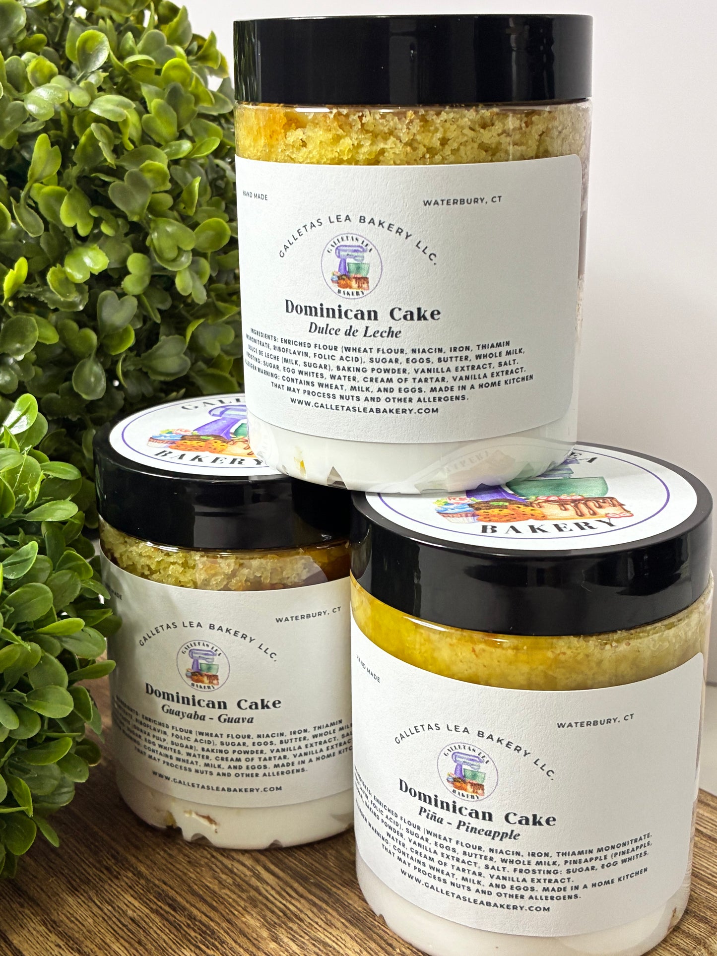 Dominican Cake Jars